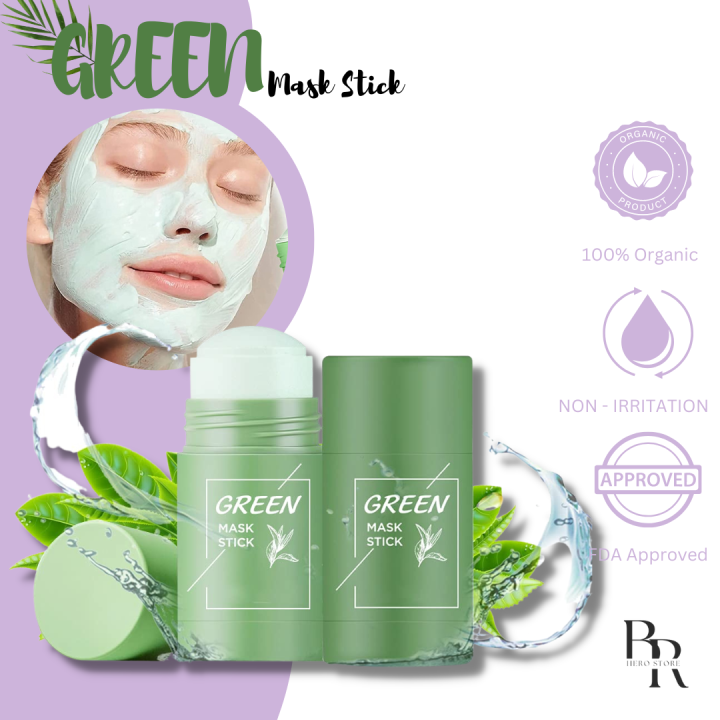 Original Facial Cleansing Stick Green Tea Face Mask Stick Blackhead