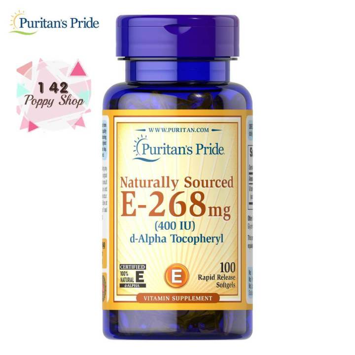 วิตามินอี-puritan-s-pride-vitamin-e-400-iu-100-natural-100-softgels