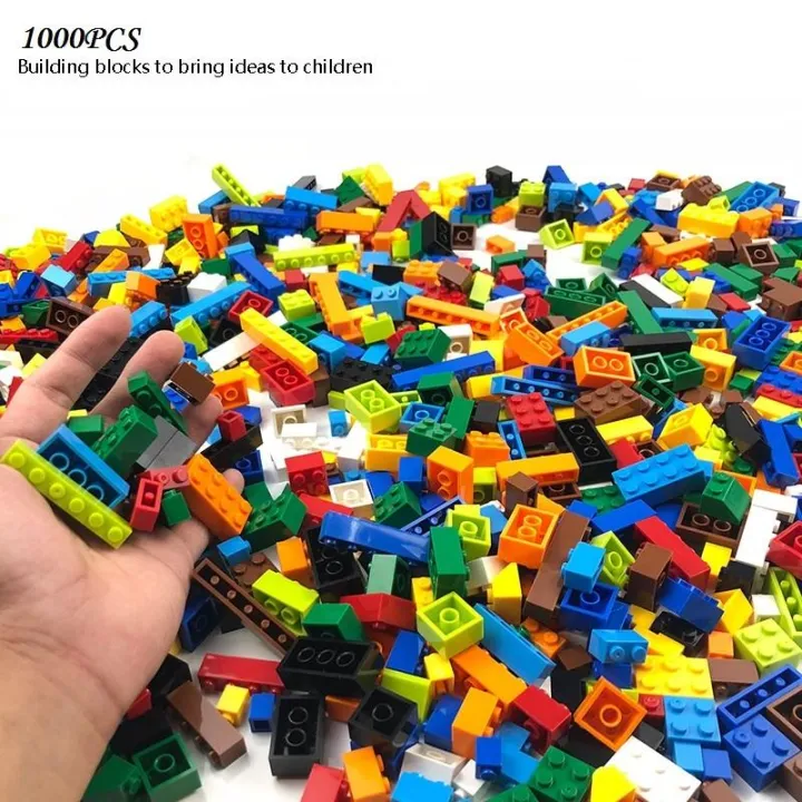 1000PCS Building Blocks Compatible LEGOs Bricks DIY Creative Blocks Bulk Model Figure Educational Kids Toys Gift