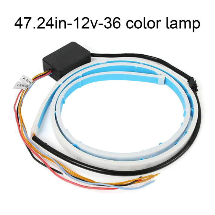 ไฟท้ายรถยนต์12v-1-2m-1-5m-เครื่องลำแสงไฟแบบไดนามิกแถบเตือนไฟ-led-เพิ่มอัตโนมัติไฟสัญญาณ-trun