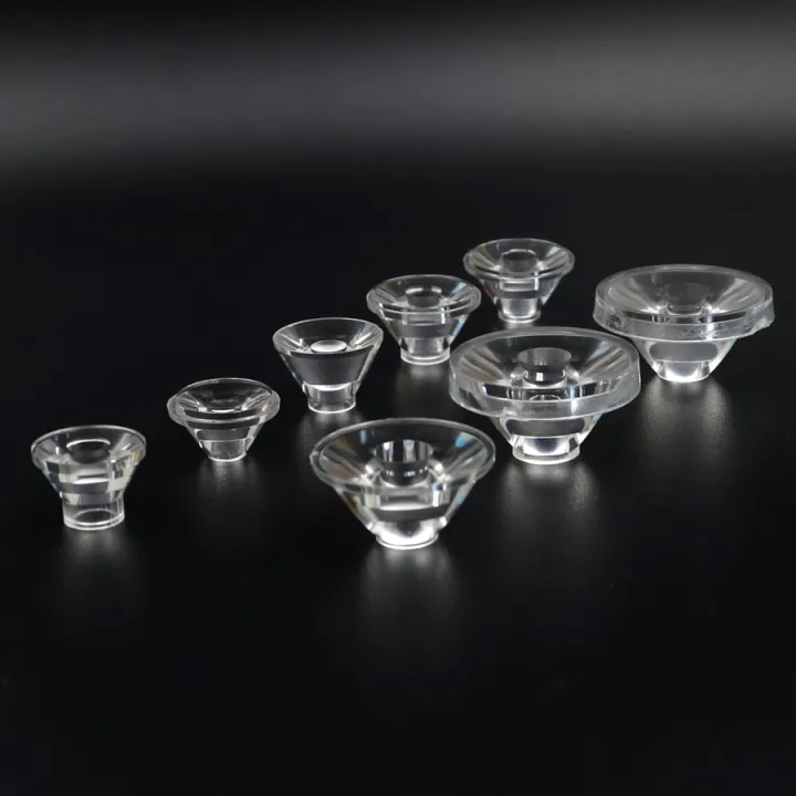 18MM 20MM 21MM 23MM 24MM 29MM 38MM Condensing Concave PMMA Lens COB LED