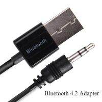 3.5Mm Aux เต้ารับอะแดปเตอร์บลูทูธสำหรับรถยนต์แจ็คเพลงไร้สายตัวรับสัญญาณเสียง Usb Mini Bluetooth สำหรับรถยนต์ลำโพง Aux หูฟัง