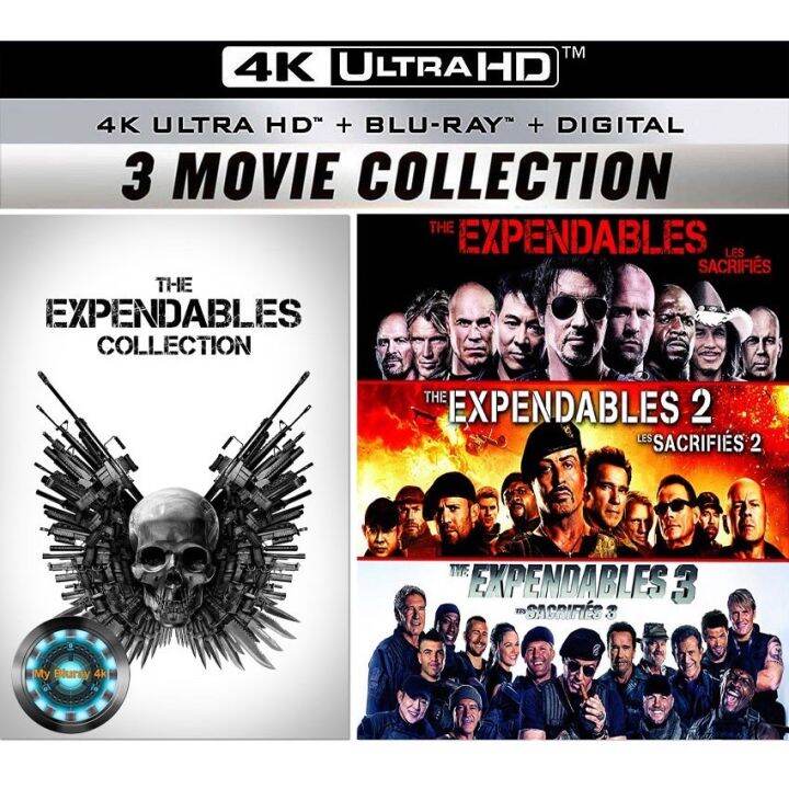 4K UHD หนัง The Expendables โคตรมหากาฬ ทีมเอ็กซ์เพนเดเบิ้ล Collection ...