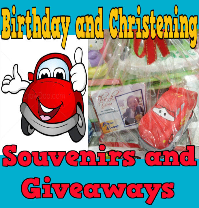 CARS "SOUVENIR and GIVEAWAYS" for BIRTHDAYS AND CHRISTENING