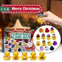 Christmas Rubber Duck Arrival Calendar 24 Grid Christmas Atmosphere Rubber Duck Toy Calendar Surprise Gift календарь 2023