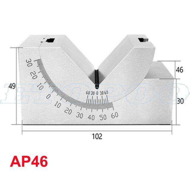 AP46 Precision alloy steel Gauge Adjustable Angle V Block Milling Pad Grinder Accessories Angle