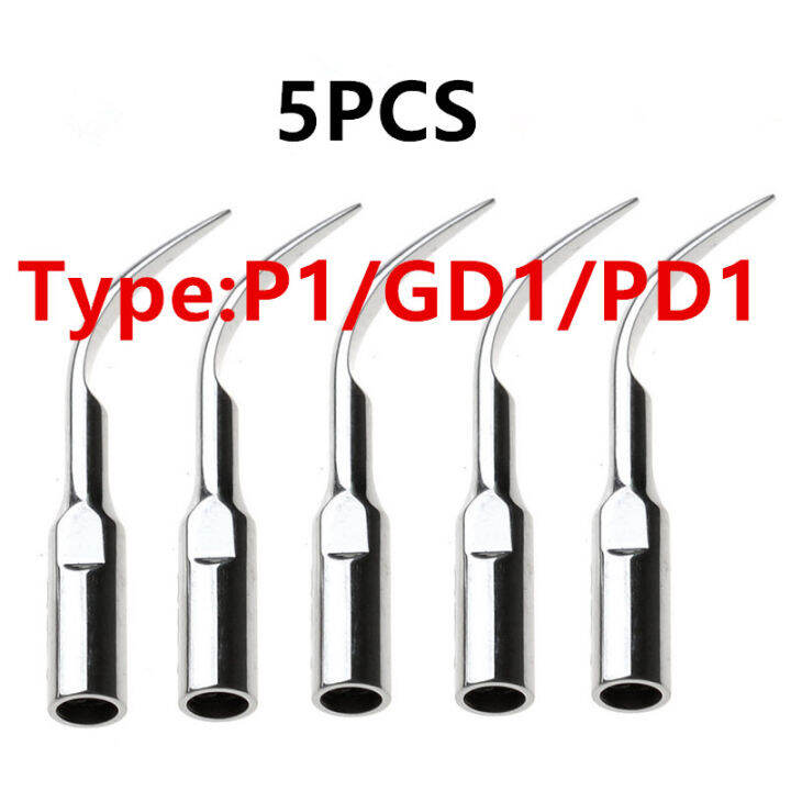 5PCS Dental P1/GD1/PD1 Ultrasonic Scaler Scaling Tips Handpiece Fit EMS ...