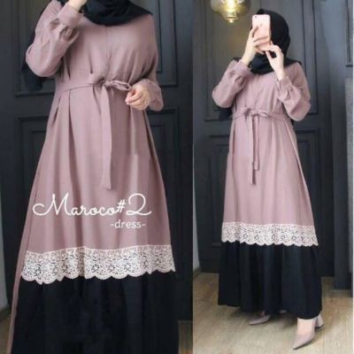 Maroco Lace Robe Dress