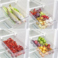 1PC 148 Grid Transparent Refrigerator Drawer Freezer Under Storage Sliding Organizer Bins Container