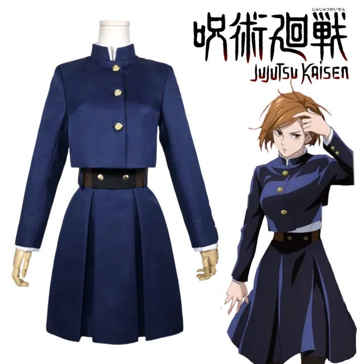 (Costume) Nobara Kugisaki Jujutsu No Kaisen Anime Character Cosplay ...