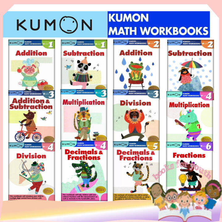 KUMON Math Workbooks For Graders [Activity Book] [Paperback] | Lazada PH