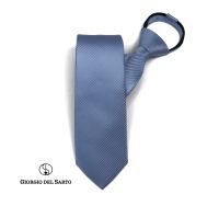 Giorgio Del Sarto Adults Zipper Tie Blue ไทซิป เนคไทสำเร็จรูปสีฟ้า