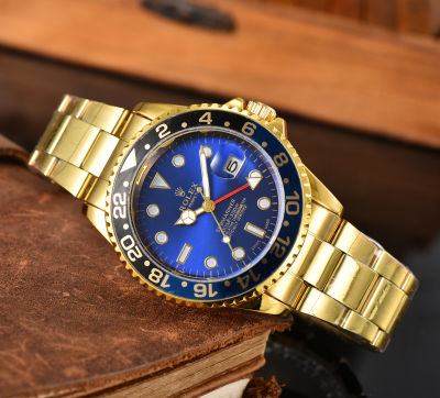 นาฬิกาแบรนด์หรูสำหรับผู้ชายปี2022ใหม่นาฬิกาควอทซ์ผู้ชายธุรกิจสบายๆนาฬิกาข้อมือผู้ชายสายสแตนเลสนาฬิกา