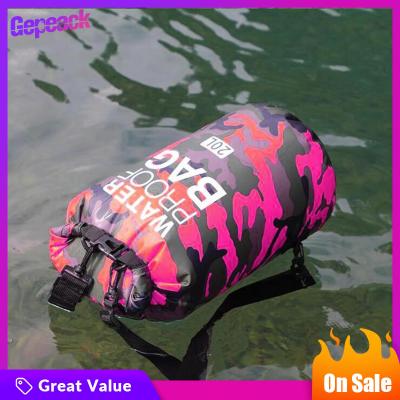 Gepeack กระเป๋าเป้กระเป๋าเป้สะพายหลังกันน้ำลอยน้ำได้สำหรับการตั้งแคมป์เรือแคนูคายัค