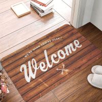 Welcome Mat Letters Printed Entrance Doormat Anti-slip Kitchen Bedroom Balcony Floor Mats Soft Area Rug Carpet for Living Room