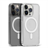 Clear For Magsafe Magnetic Wireless Charging Case For iPhone 14 13 12 11 Pro Max Mini X XS XR 7 8 Plus SE2022 Hard Acrylic Cover