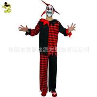 Halloween party clothes in large male evil clown stage carnival Halloween costume for cosplay clothes