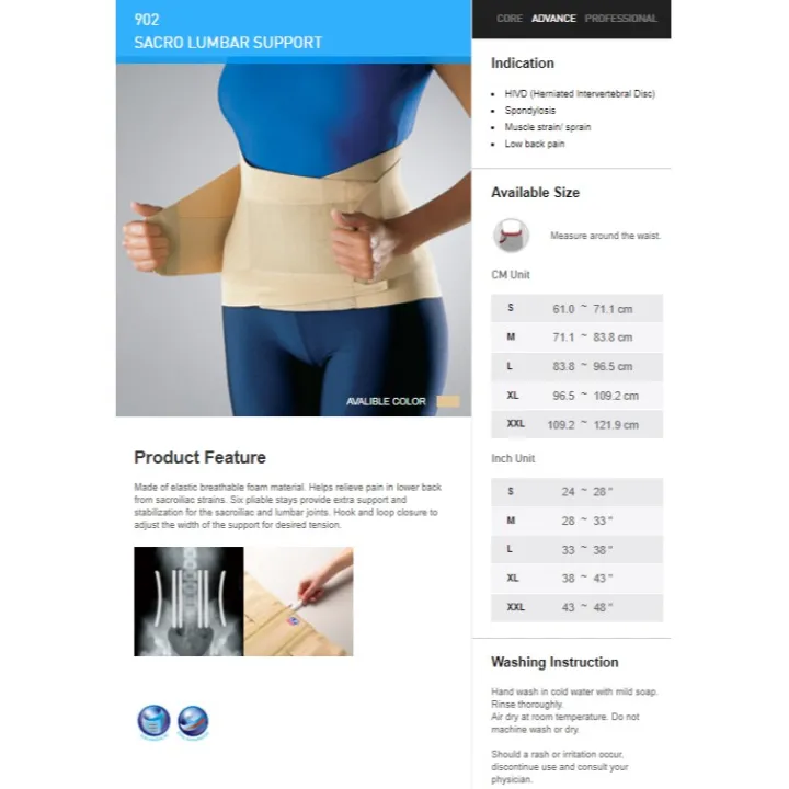 LP SUPPORT 902 SACRO LUMBAR SUPPORT Lazada PH