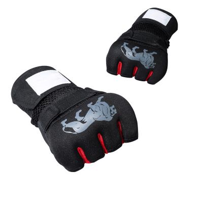 Half Finger Boxing Gloves for Man Bodybuilding Fighting Hand Guard Half Finger Cycling Gloves Weight Lifting Protective Gear