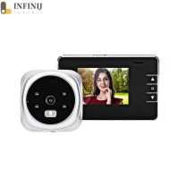 [Infinij]Digital Video Door Bell Camera Night Vision Viewer Peephole Outdoor Eye