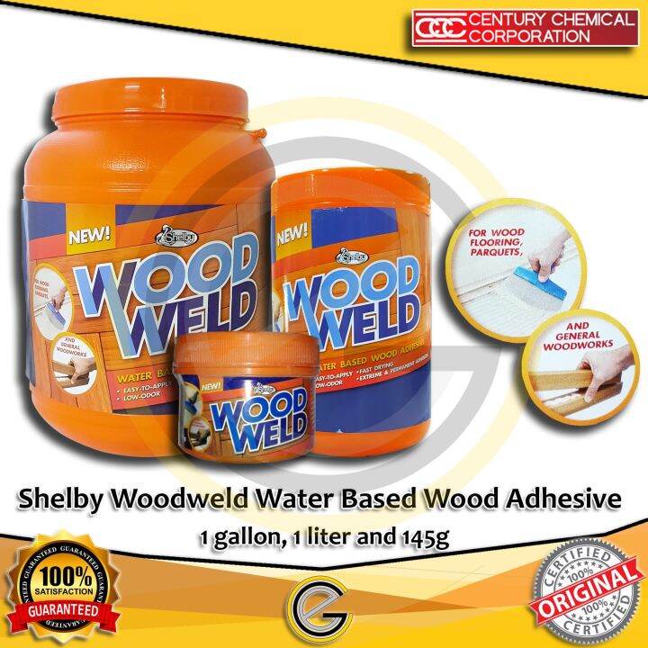 Shelby Woodweld Water Based Wood Adhesive [1 gallon 1 liter 145 grams] Lazada PH
