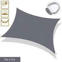 Large Square Sun Shelter Sunshade Protection Outdoor Canopy Garden Patio Pool Shade Sail Camping Shade Waterproof Awning