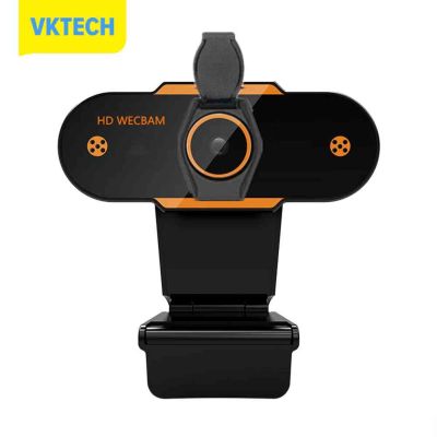 [Vktech] USB คอมพิวเตอร์2.0เครื่องกล้องเว็บแคมสำหรับเครื่องพีซีวิดีโอออนไลน์1080P HD เว็บแคมพร้อมไมโครโฟน