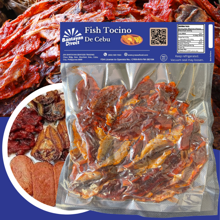Fish Tocino 100g Bantayan Island Cebu Dried Fish Lazada PH