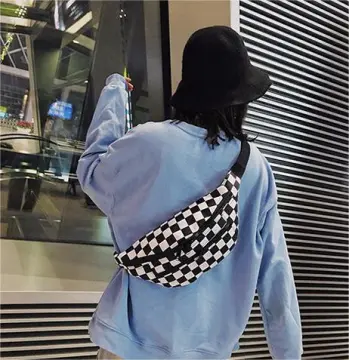 Vans checkerboard waist online bag