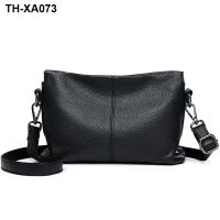 Female bag bag han edition contracted new litchi grain head layer cowhide leather shoulder his parcel female