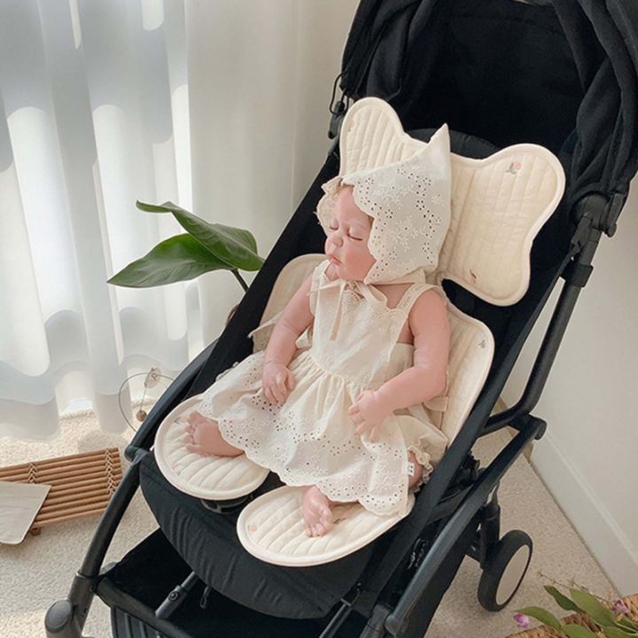 soft-cotton-stroller-pad-breathable-3d-mesh-pushchair-mattress-mat-baby-pram-seat-cover-cushion-for-newborn