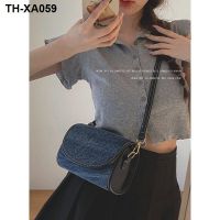 Small female 2023 new design bag fashion cowboy small bread senior feeling restoring ancient ways joker ins inclined shoulder bag