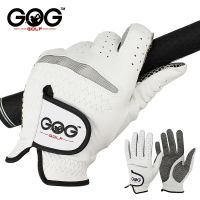 ♞♧▲ ของแท้ GOG Golf ถุงมือหนังแกะของผู้ชายหนังแท้สบายเดียวระบายอากาศลื่นนุ่มทนต่อการสึกหรอ จัดส่งฟรี