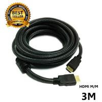 ??HOT!!ลดราคา?? umbrella HDMI to HDMI cable M/M 3M สายถักอย่างดี V1.4 High Quality(Black)#1034 ##ที่ชาร์จ แท็บเล็ต ไร้สาย เสียง หูฟัง เคส Airpodss ลำโพง Wireless Bluetooth โทรศัพท์ USB ปลั๊ก เมาท์ HDMI สายคอมพิวเตอร์