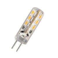 10ชิ้น1.5วัตต์ Dimable G4 LED ไฟสองขา24 LEDs 3014 DC 12โวลต์อบอุ่นสีขาวเย็นสีขาวไฟบ้าน
