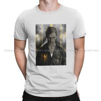 True Detective TShirt สำหรับผู้ชาย True Detective - Rust Cohle Old Basic ฤดูร้อน Tee T เสื้อ High Uality อินเทรนด์ Fluffy คุณภาพสูงแขนสั้น