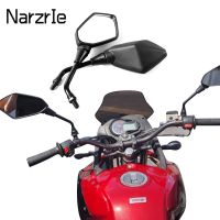 2Pcs/Pair Motorcycle Mirror Scooter E-Bike Rearview Mirrors Electrombile Back Side Convex Mirror 8mm 10mm Carbon Fiber