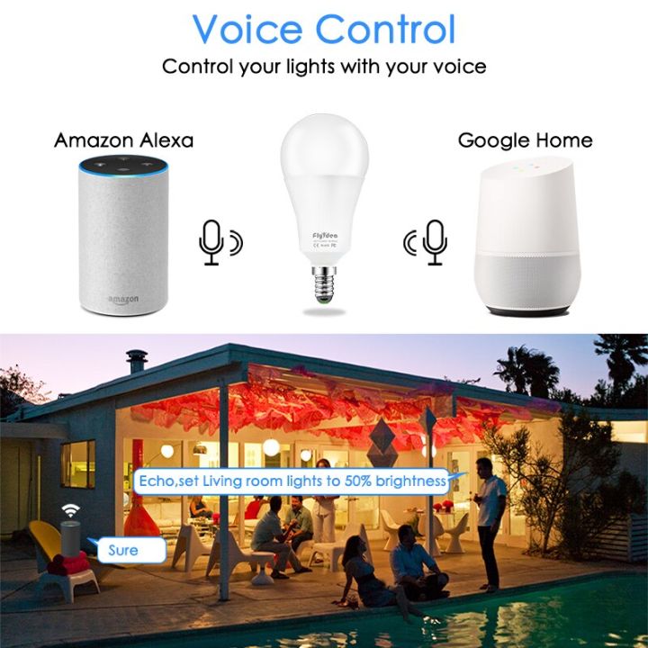 โคมไฟหลอดไฟ-led-อัจฉริยะ-alexa-yandexa-yandex-alice-google-ผู้ช่วยในบ้านควบคุมด้วยเสียงได้15w-สี-wifi-แสง-rgb-220v-110v-หรี่แสงได้