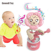 60 Songs Dancing sunflower baby toys with music sing talking repeat record Electronic Baby children kids toy vs dancing cactus