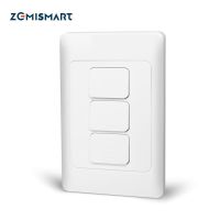 hot！【DT】 Zemismart Tuya Zigbee Wall Optional Push 1 2 3 Gangs Interrupter 110V 220V