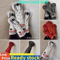 2023 NEW for⊙ Spider 1 3 5 UT Wood Headcovers Driver Fairway Woods cover PU Leather Head Covers Set Protector Golf Accessories