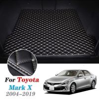 Alas Bagasi Mobil หนังสำหรับเครื่องหมาย Toyota X 2004-2019แผ่นซับ X130แผ่นรองกระโปรงหลังรถฝากระโปรงหลังแผ่นรองเท้าในรถลื่น