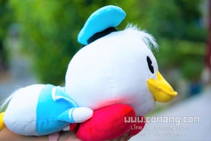 ตุ๊กตา-donald-duck-เป็ดโดนัลดั๊กกอดหัวใจ-ลิขสิทธิ์แท้