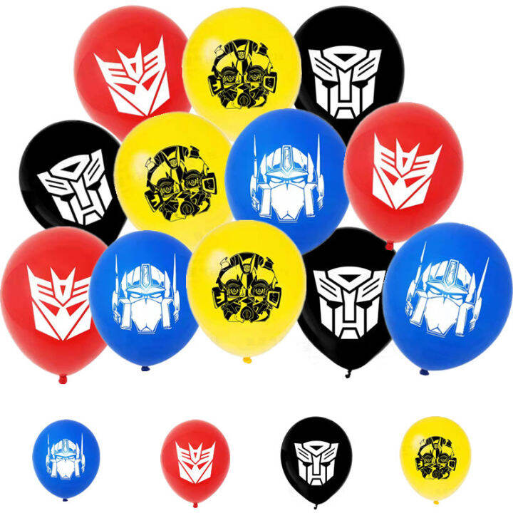 Fastshipment 42 Pcs Transformers Theme birthday party decoration Happy