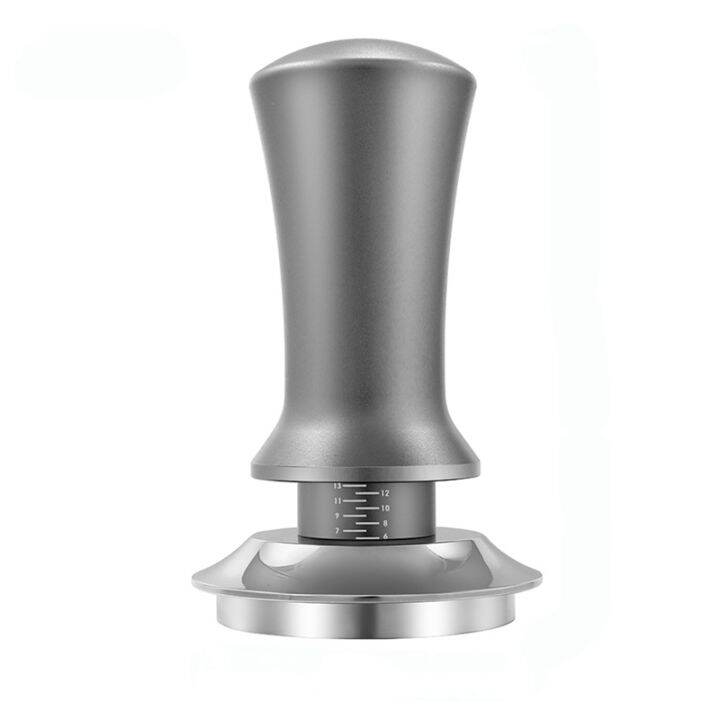 Coffee Tamper Adjustable Depth with Scale 30Lb Espresso Springs