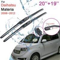 สำหรับ Daihatsu Materia Coo Subaru Dex 2006 ~ 2012สอง Wiper Karet ไร้กรอบหิมะขูดที่ปัดน้ำฝนกระจกหน้าหน้าอุปกรณ์เสริมรถยนต์