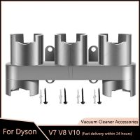 ตัวยึดสำหรับจัดเก็บ Dyson V8 V7 V10แปรงทำความสะอาดเครื่องดูดฝุ่นที่แน่นอนแท่นวางหัวฉีดฐานอุปกรณ์ตกแต่งชั้นวางของสถานี