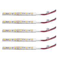 5Pcs 10ซม.กันน้ำสีฟ้า5050แถบไฟ Led ไฟ Dc 12V Caravan Boat Car