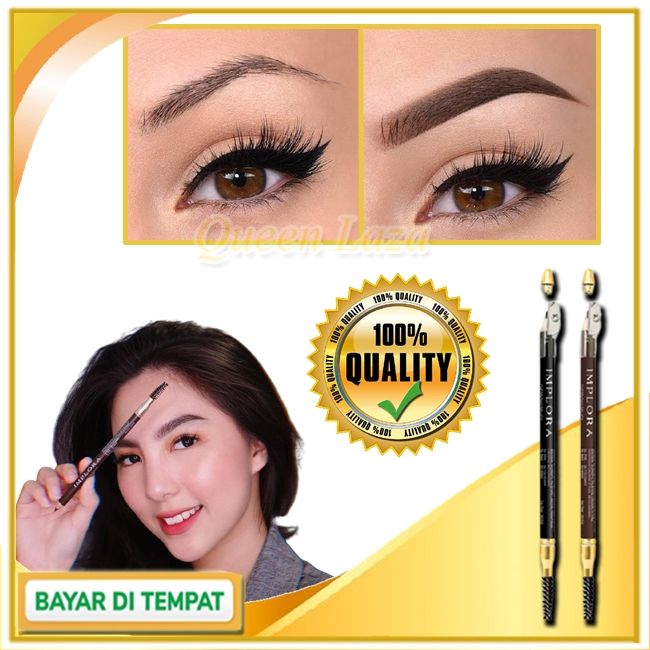 Pensil Alis Hitam Waterproof Anti Air Dan Tahan Lama Pensil Alis Coklat ...