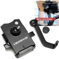 SDR สำหรับ KAWASAKI Versys 650 1000 X300 Versys650 Versys1000กระจกรถจักรยานยนต์จับ/มือจับที่จับโทรศัพท์มือถือที่ยึดขาตั้ง GPS